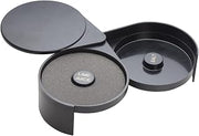Winco Black Glass Plastic Rimmer, 2 Tier
