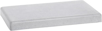 HUBERT Display Riser Rectangular Concrete Look Grey - 10" L x 6" W x 1" H