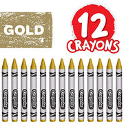Crayola Gold / 12 Count (Pack of 1) / classic Crayons