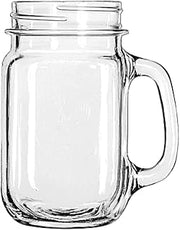 Libbey 97084 Glass 16 Oz. Drinking Jar - 12 / CS