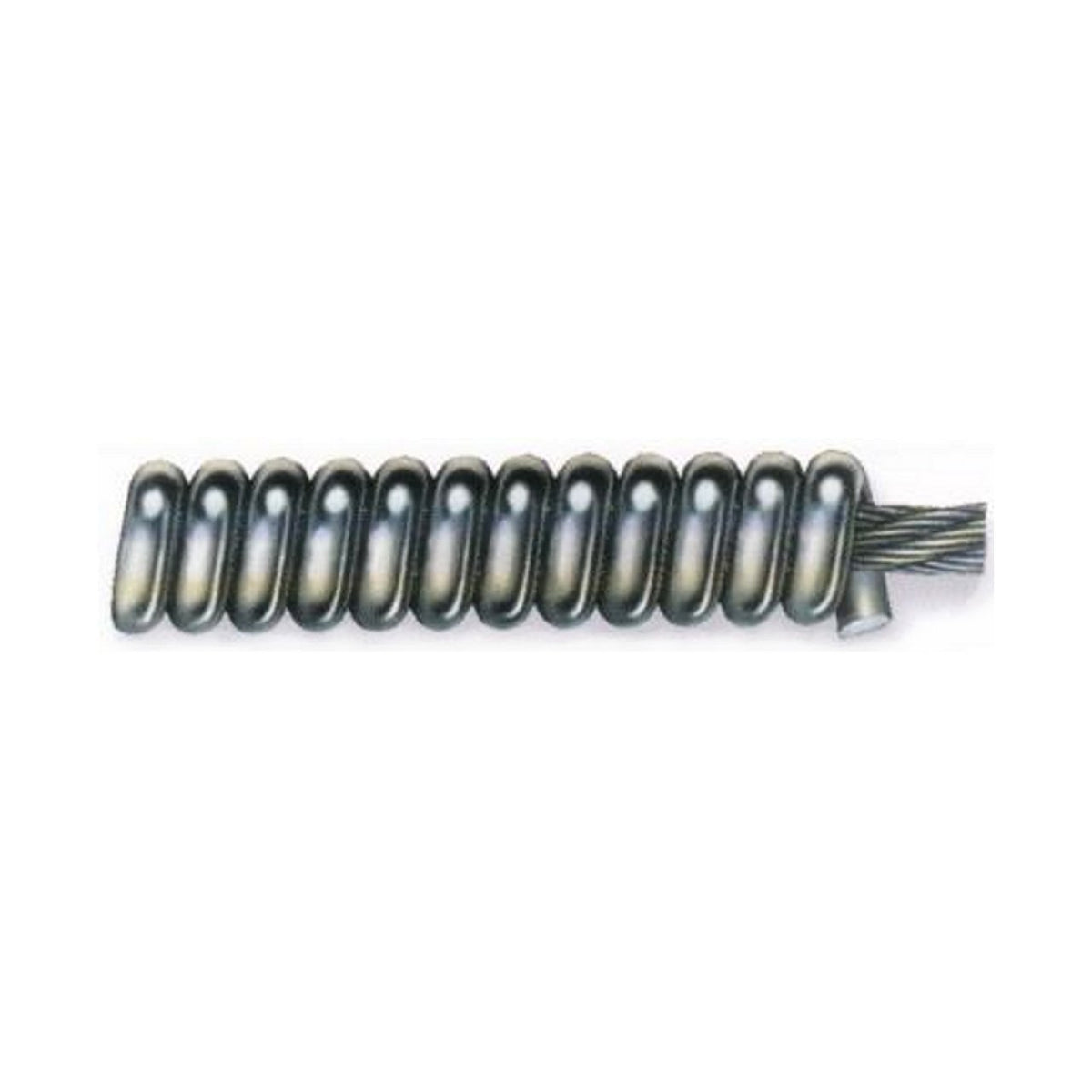 75-Feet Flexicore Replacement Cable by General Pipe Cleaners – 3/8-Inch by 75-Foot, Stainless Steel, Chrome, Model 75EM2