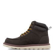 Men's Russet Steel Toe Work Boot by Lee – 6.5 Wide, Chocolate, Model M000274-201