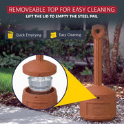Justrite Terracotta / 4 Gallon / Cease-Fire Smoking Receptacles