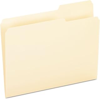 Pendaflex File Folders, Letter Size, Manila, 1/3 Cut, 100/BX (752 1/3-3)