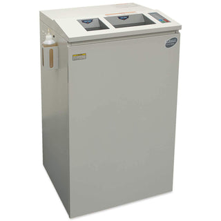 Level 6 Cross-Cut Paper and Optical Media Shredder by Formax – 31.0 gallons, Metal, White, Model FD 8730HS