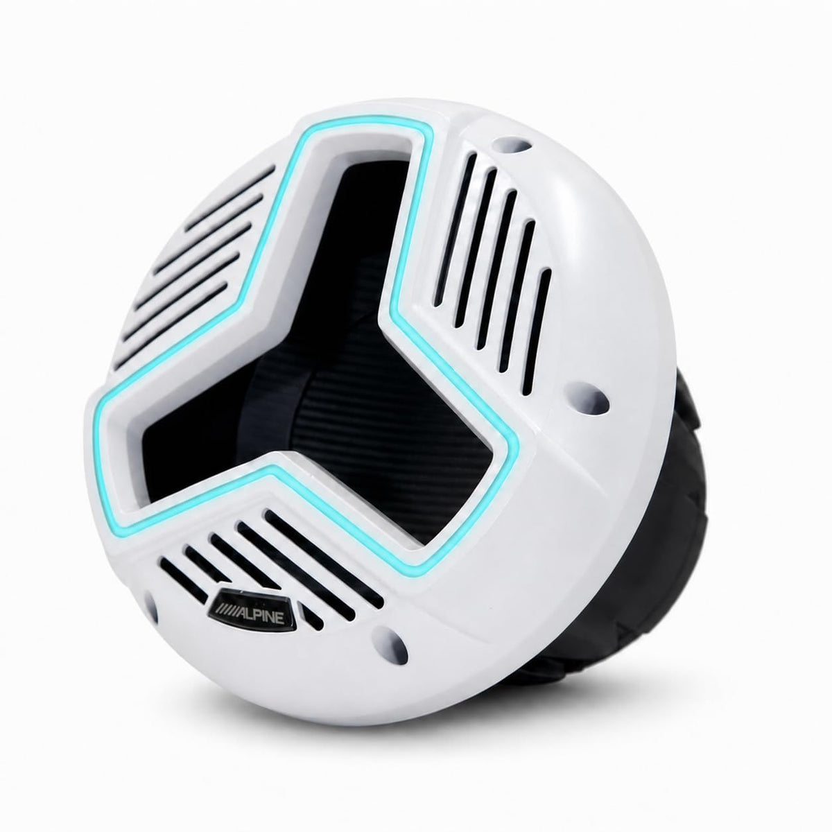 Marine 12" Infinite Baffle Subwoofer (White) by Alpine – Model MRN-W12S4-IB-LW