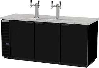 Beverage Air DD78HC-1-B-144 79" Draft Beer System w/ (4) Keg Capacity - (2) Column, Black, 115v