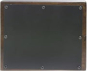 HUBERT Chalkboard Sign Mango Wood Block - 11" L x 1 3/4" W x 8 1/2" H
