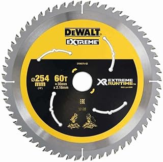 DEWALT Extreme 2X Life 60 Teeth Circular Saw Blade, 25 mm x 235 mm Size