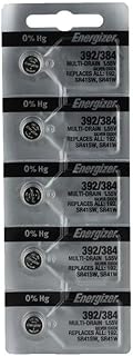 Energizer 392/384 Silver Oxide Battery: Card of 5