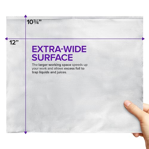 Stock Your Home 12" Inch / Silver / 100 Aluminum Foil