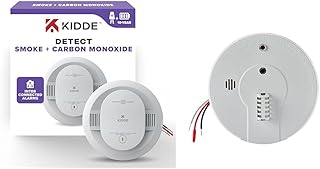 Kidde Hardwired Smoke, Carbon Monoxide & Heat Detector Bundle with 10-Year Battery Backup & Interconnect Capability