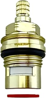 Replaces for T&S Brass 013787-45 Ceramic Cartridge Assembly, Hot, RTC (RED)
