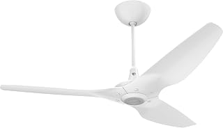 Big Ass Fans Haiku, 60" Diameter, Smart Outdoor Ceiling Fan, Universal Mount- 12" Downrod (included) (White)
