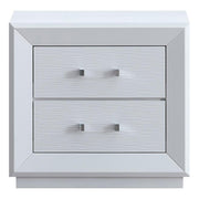 Mars NIGHTSTAND White by Glory Furniture – Wood, White, Model G001700-N