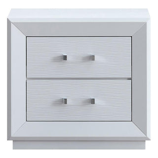 Mars NIGHTSTAND White by Glory Furniture – Wood, White, Model G001700-N
