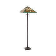CH3T118GM18-FL2 Floor Lamp by Chloe Lighting – exact color of each glass piece may vary due to each piece being hand crafted