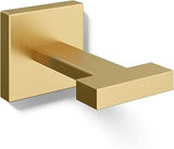 Kohler 23290-2MB Square Robe Hook, Vibrant Brushed Moderne Brass