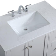 Elegant Decor 36" - Single / Grey / Traditional Bathroom Vanities