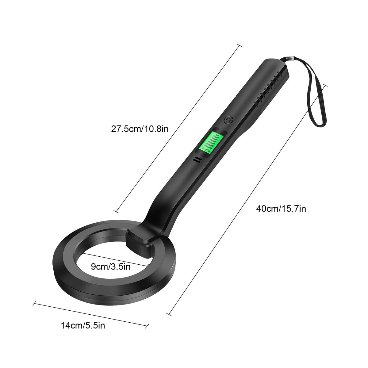 Professional Metal Detectors Efficient Metal Detectors Detecting Device 9V Sound & Detection Detectos by YWLUUOO – Multicolor, Model YWLUUOO