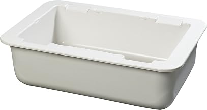 Carlisle FoodService Products CM104202 Coldmaster Full Size Insulated Cold Pan Holder, 24.1 Quart Capacity, 6" Deep, White