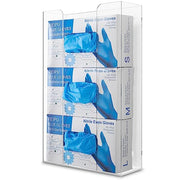 Stock Your Home Triple Stack / 1 Count / Clear Lab Supply Dispensers