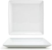 Front of the House DDP022WHP23 Mod Square Plate, 0.75" Height, 10" Width, 10" Length, Porcelain, White (Pack of 12)