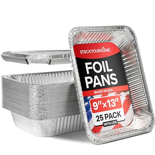 Stock Your Home 1 Count Pack of 30 / Silver / 96.0 ounces Disposable Cookware