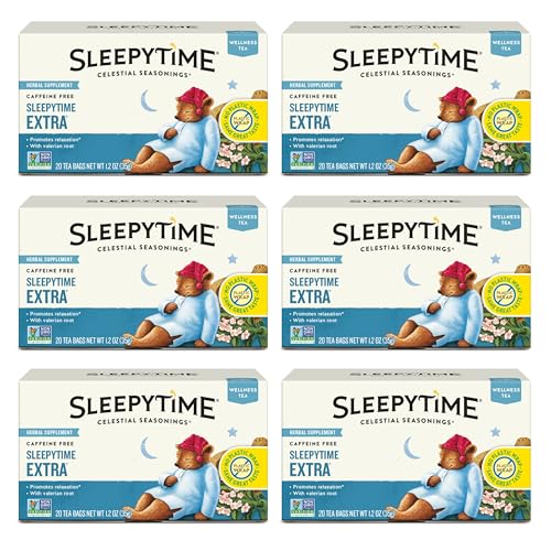 Celestial Seasonings Sleepytime Extra / 20 Count (Pack of 6) / 6 Herbal