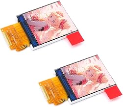 2Pcs 1.44" TFT Display IPS LCD ST7789 RGB 128 * 128 14-Pin Serial Module