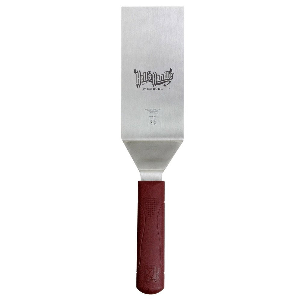 Mercer Culinary Square Edge Turner / 6" X 3" / Hell's Handle Barbecue Turners