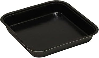 Solut 43345 Black SBS Paperboard Tray, 31-Fluid Ounce Capacity, 8" Length x 8" Width x 1-1/4" Height (Case of 250)