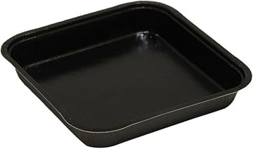 Solut 43345 Black SBS Paperboard Tray, 31-Fluid Ounce Capacity, 8" Length x 8" Width x 1-1/4" Height (Case of 250)
