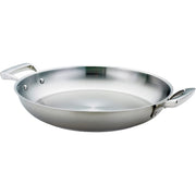 Browne 10" Stainless Steel Paella Pan by Browne Foodservice – 9.5 in, Stainless Steel, Model 5724171
