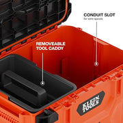 KLEIN TOOLS Medium / Orange / 100.0 pounds Tool Boxes