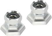 DX-100 Krowne Diamond Series, Coupling Flanges for Mounting All Diamond Series Faucets, Ultra-Polish Satin Finish, Flange Seal Technology, Eccentric Fittings, Includes Nipples