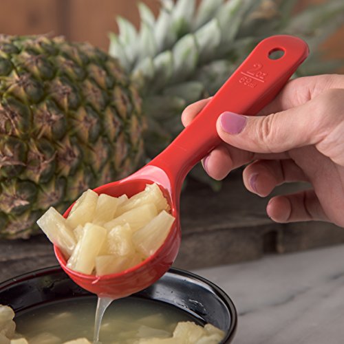 Carlisle FoodService Products 2 oz (Pack of 12) / Rojo / Contemporary Spoons