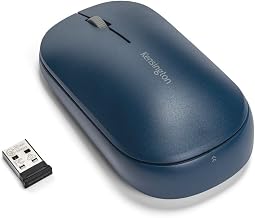 SureTrack™ Dual Wireless Mouse- Blue () by Kensington – Wood, Blue, Model K75350WW