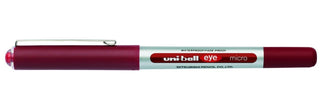 162560000 0.5 mm Nib UB-150 Eye Micro Rollerball Pen - Red (Pack of 12) by Uni-Ball – 12pack, Stainless Steel, Red, Model UB150