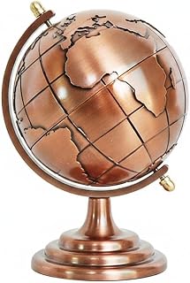 Spherical Alloy Globe Ornament