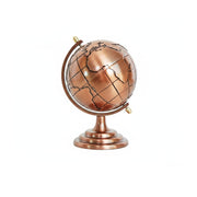 Globe Model by Generic – 3.15 x 3.15 x 4.72 in, Alloy, Red, Model Q2026P08L18M1910303E5WA3