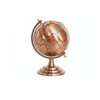 Globe Model by Generic – 3.15 x 3.15 x 4.72 in, Alloy, Red, Model Q2026P08L18M1910303E5WA3