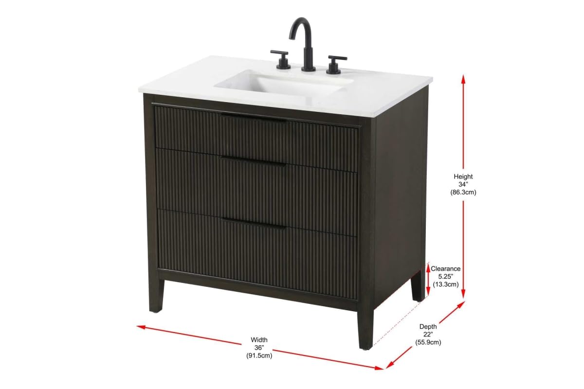 Elegant Kitchen and Bath Chocolate / unspecified / 1 Bathroom Vanities