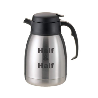SteelVac Carafe by Service Ideas – 1.5 liters, Stainless Steel, Model FVPC15HALFET