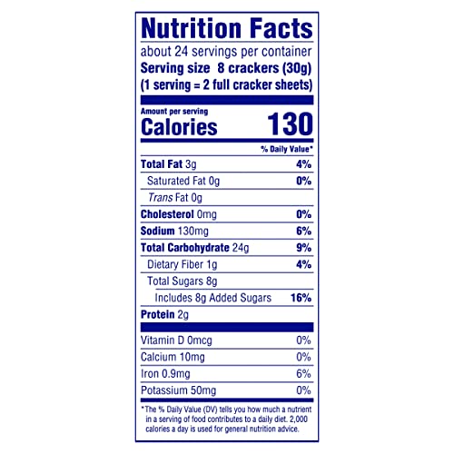 Honey Maid 25.6 Ounce (Pack of 1) / 1 Graham Crackers
