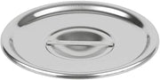 Royal Industries Bain Marie Solid Lid, Stainless Steel, 3.5 qt Cover, Silver