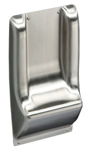 Wall Guard in Stainless Steel by American Dryer – 3.5"L x 9.34"W x 18"H, Metal, Stainless Steel, Model ADA-WG