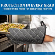 Carlisle FoodService Products Black / 17" (Pack of 1) / 1 Oven Mitts
