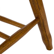 Rubberwood Solid Wood Bow-Back Side Chair by Starlight Canyon Home – Solid + Manufactured Wood, Brown