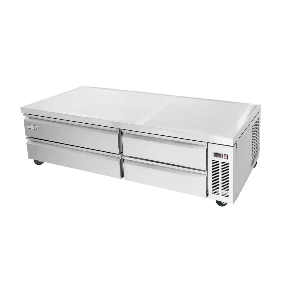 72 3/8" Chef Base by MOTAK – 75.12x34.88x27.76, In Description, Check Images, Model MCBR72-D-X